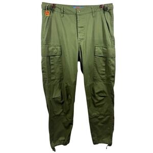 Empyre Relax Button‎ Fly Cargo Skate Pants Olive Green 30